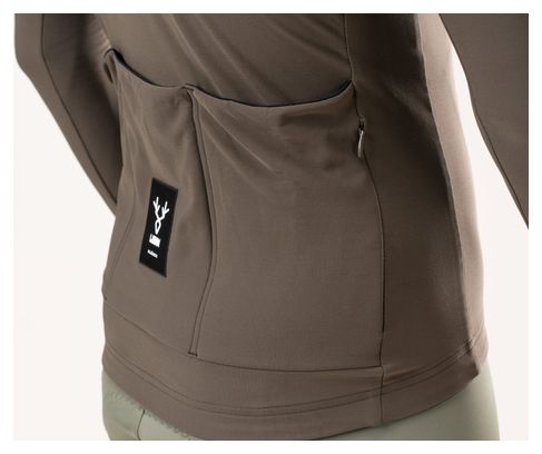 LeBram Off-Road Mid-Season Long Sleeve Jersey Khaki Groen