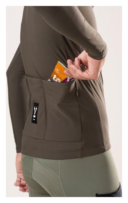 LeBram Off-Road Mid-Season Long Sleeve Jersey Khaki Groen