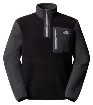 Forro polar The North Face Yumiori 1/4 Zip para hombre Negro