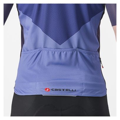 Castelli Endurance Pro 2 Kurzarmtrikot Dunkelblau/Violett