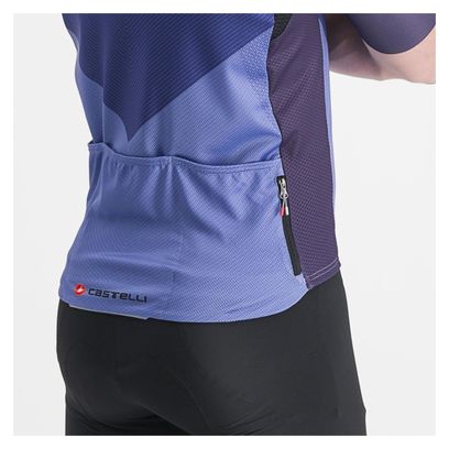 Castelli Endurance Pro 2 Kurzarmtrikot Dunkelblau/Violett