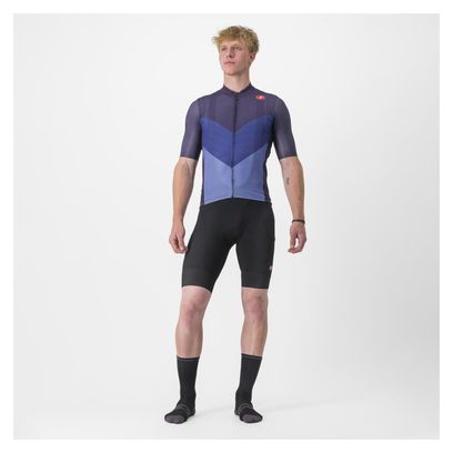 Castelli Endurance Pro 2 Kurzarmtrikot Dunkelblau/Violett