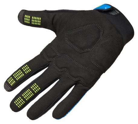 Fox Ranger Gel Tactile Lange MTB-handschoenen Blauw