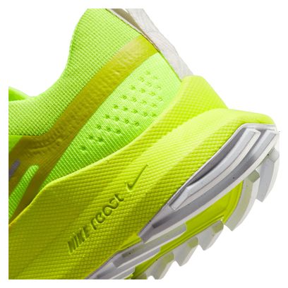 Zapatillas Running Nike <b>React P</b>egasus Trail 4 Amarillas Mujer
