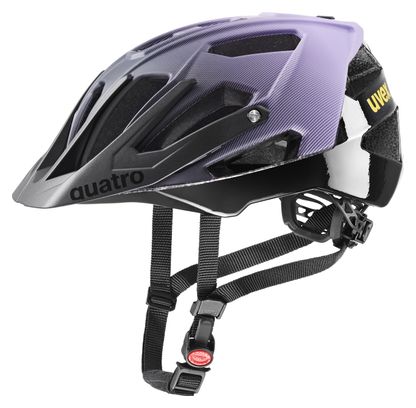Uvex Quatro cc MTB Helm Zwart/Paars