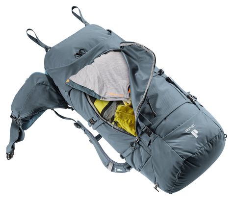 Deuter Aircontact Core 60+10L Grijze Trekkingsrugzak