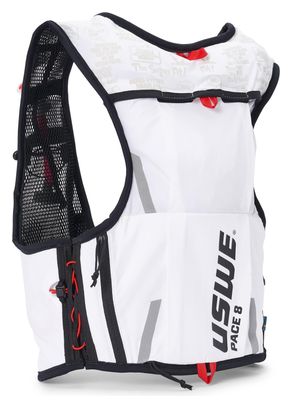 Chaleco de hidratación Uswe Pace 8 L blanco