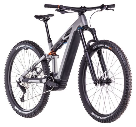 Cube Stereo Hybrid One44 HPC SLX 800 Electric Full Suspension MTB Shimano  Deore XT 12S 800 Wh 27.5'' Slab Grey 2025