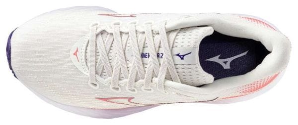 Mizuno Wave Rider 28 Weiß/Pink Women's Running Shoes