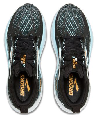 Chaussures Running Brooks Glycerin GTS 22 Noir/Bleu Homme