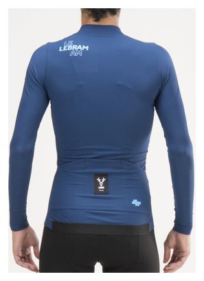 LeBram Race Mid-Season Long Sleeve Jersey Petroleum Blauw