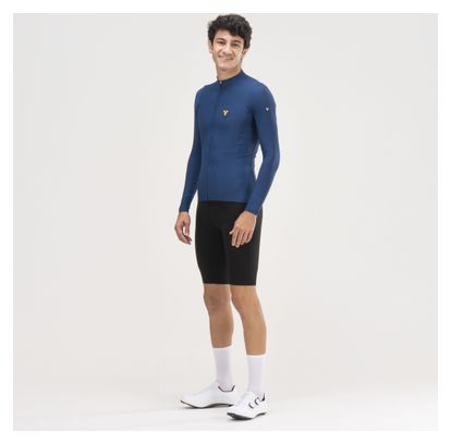 LeBram Race Mid-Season Long Sleeve Jersey Petroleum Blauw