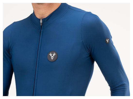 LeBram Race Mid-Season Long Sleeve Jersey Petroleum Blauw