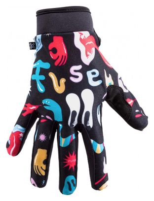 Guanti Fuse Chroma Glove Crazy Snake Lunghi Neri