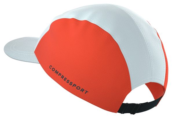 Compressport 5-Panel-Kappe Weiß/Orange