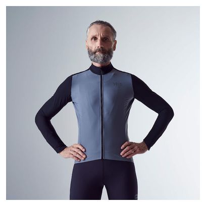 Void Yoke Zip Grey Long Sleeve Jersey