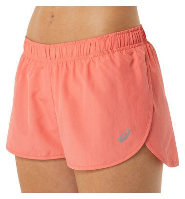 Short Splité Asics Core Run Corail Femme