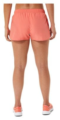 Short Splité Asics Core Run Corail Femme