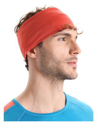 Icebreaker Cool-Lite Flexi Orange Unisex Merino Headband