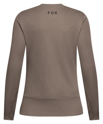 Maglia a maniche lunghe Fox Ranger Fox Head beige da donna