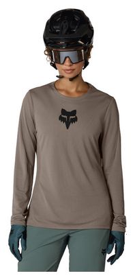 Maglia a maniche lunghe Fox Ranger Fox Head beige da donna