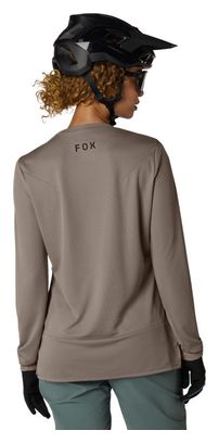 Maglia a maniche lunghe Fox Ranger Fox Head beige da donna