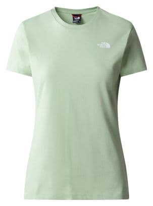 T-Shirt Femme The North Face Simple Dome Vert