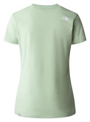 T-Shirt Femme The North Face Simple Dome Vert