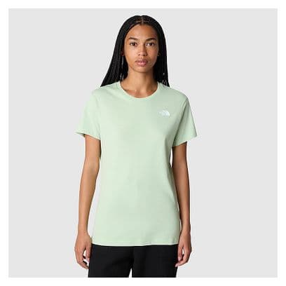 T-Shirt Femme The North Face Simple Dome Vert