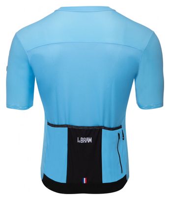 Maillot Manches Courtes LeBram Allos Bleu Ciel Coupe Ajustée