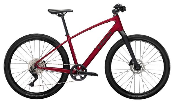 Produit Reconditionné - Vélo Fitness Trek Dual Sport 3 Shimano Deore 10V 650mm Rouge Pourpre 2023 S