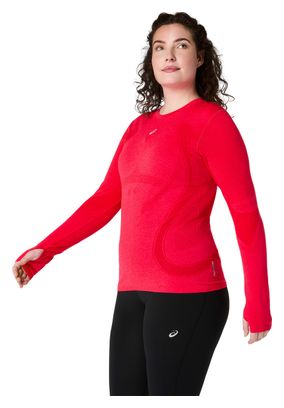 Asics Road Seamless Red Women's Running T-Shirt