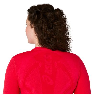 Asics Road Seamless Red Women's Running T-Shirt
