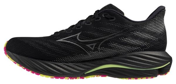 Mizuno Wave Rider 28 Schwarz Unisex Running Schuh