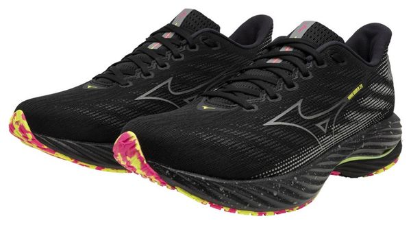 Mizuno Wave Rider 28 Schwarz Unisex Running Schuh