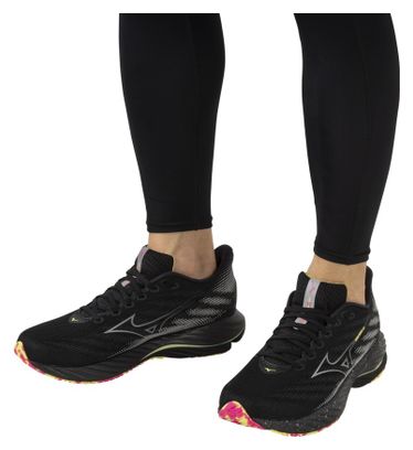 Mizuno Wave Rider 28 Running Shoes Black Unisex