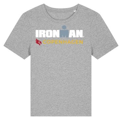 Dames Ironman Kopenhagen Grijs Korte Mouw T-Shirt