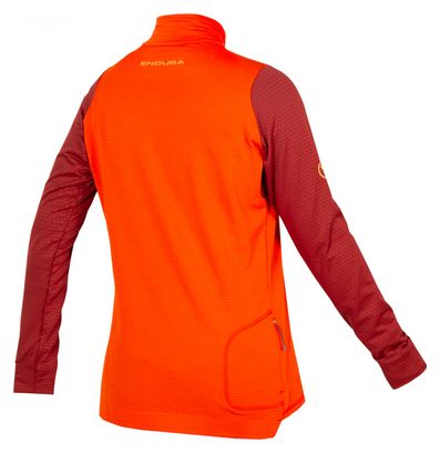 Endura Fleece Jas SIngleTrack Woman Paprika