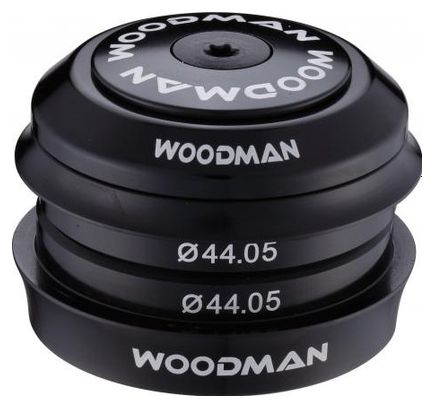 Juego de dirección WOODMAN AXIS SICR Comp Semi-Integrado 44mm 1''1/8 Negro