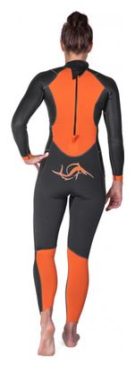 Sailfish Atlantic 2 Women&#39;s Neoprene Wetsuit Black Orange
