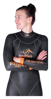 Sailfish Atlantic 2 Women's Neoprene Wetsuit Black Orange