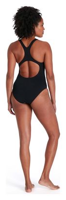 Traje de baño Medalist de Speedo para mujer, negro/naranja/rosa