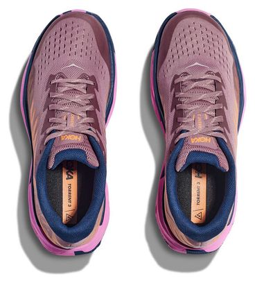 Chaussures de Trail Running Femme Hoka Torrent 3 Rose Bleu Orange