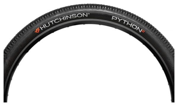 Lot Pneus VTT Hutchinson Python 2 26'' Tubetype Rigide Mono-Compound Noir
