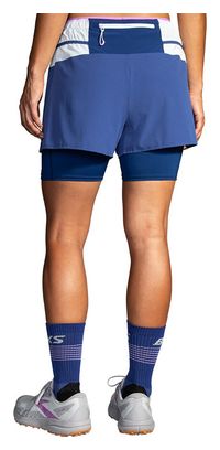 Brooks High Point 3' 2-in-1 Shorts Blue Women's