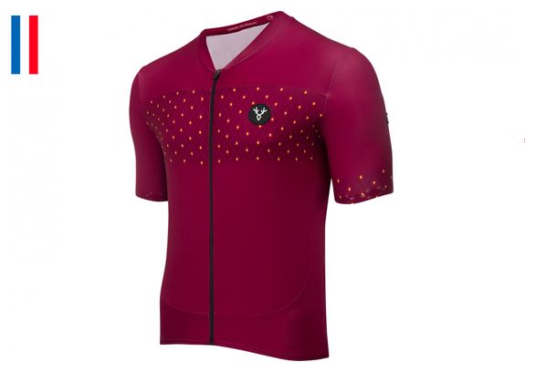 LeBram Luz Ardiden Bordeaux Short Sleeve Jersey Ajus e