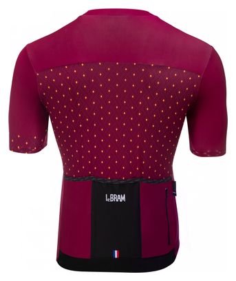LeBram Luz Ardiden Bordeaux Short Sleeve Jersey Ajus e