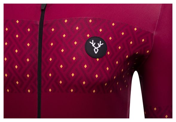 LeBram Luz Ardiden Bordeaux Short Sleeve Jersey Ajus e