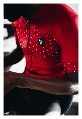 LeBram Luz Ardiden Bordeaux Short Sleeve Jersey Ajus e