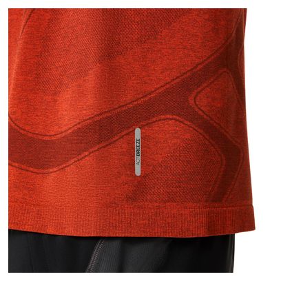 Men's Asics Road Seamless Red Running T-Shirt